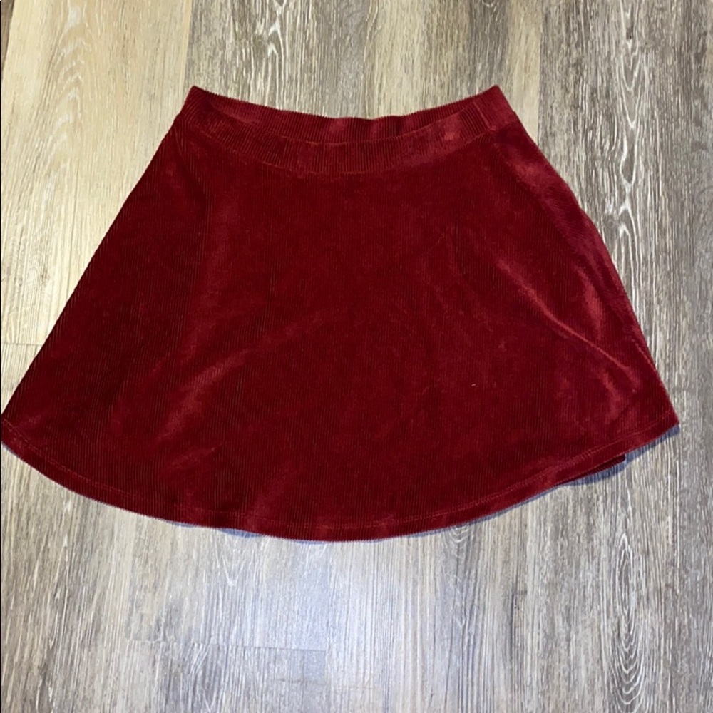 Red forever 21 skirt